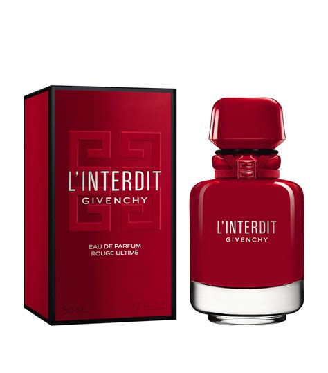 l'interdit givenchy rouge ultime 50 ml|l interdit rouge ultime.